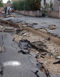 Méthode d'évaluation des dommages causés aux routes par les inondations