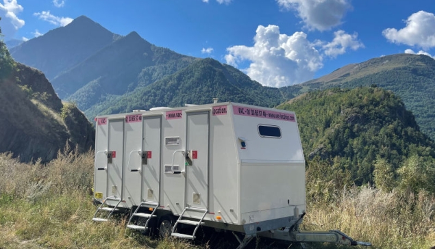 Bases vie et installations d'hygiène autonomes sur les chantiers